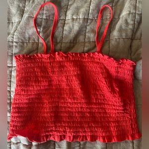 Red tube top size medium wild fable